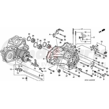 24410-P0X-000 by HONDA - Shaft, Control - Honda (24410-P0X-000)