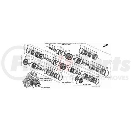 22510-P0X-701 by HONDA - Guide, Clutch (1-2) - Honda (22510-P0X-701)