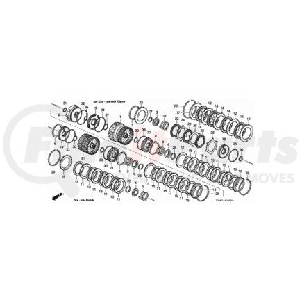 22559-P0Z-003 by HONDA - Plate, Low Clutch End (9) (2.9) - Honda (22559-P0Z-003)