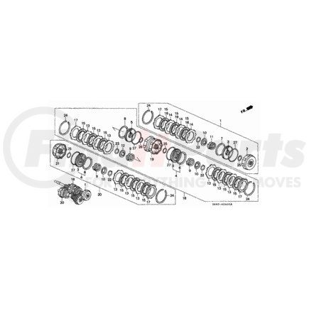 22610-PL4-850 by HONDA - Guide, Second Clutch - Honda (22610-PL4-850)