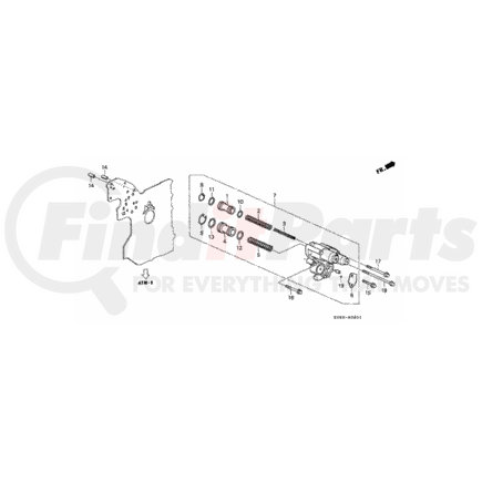 27850-P0W-000 by HONDA - Body Assembly, Accumulator - Honda (27850-P0W-000)