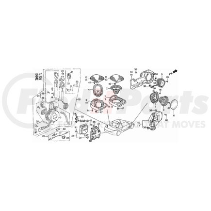 39186-SM2-J02 by HONDA - Amplifier Assembly - Honda (39186-SM2-J02)