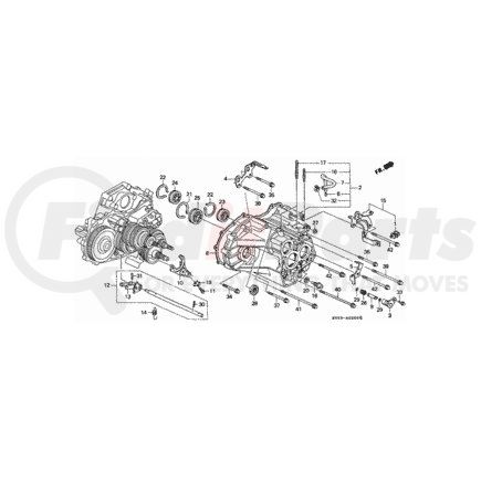 27490-P60-000 by HONDA - Stay Assembly, Throttle Cable - Honda (27490-P60-000)