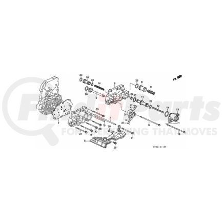 27588-PX4-000 by HONDA - Pipe (8X60) - Honda (27588-PX4-000)