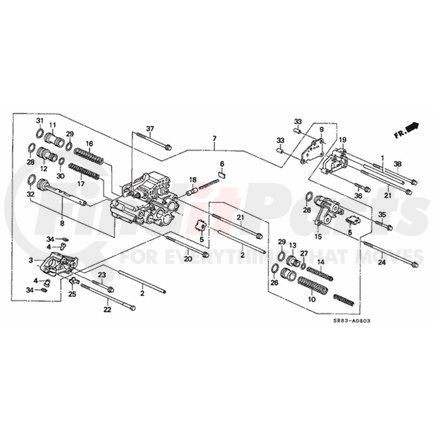 90001-P24-J00 by HONDA - Bolt, Flange (6X35) - Honda (90001-P24-J00)