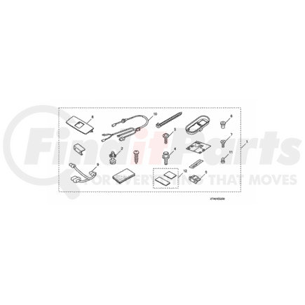 08E02-TA0-110 by HONDA - Bluetooth Handsfreelink, Attachment - Honda (08E02-TA0-110)