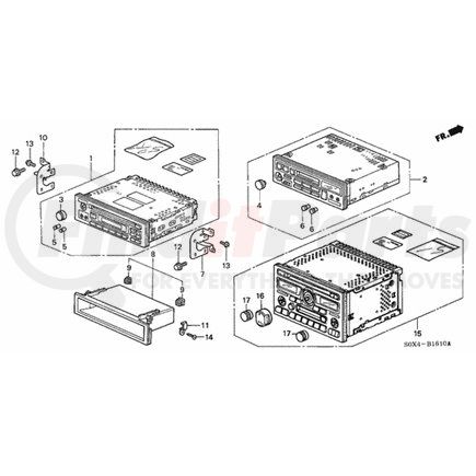 39100-S0X-A20 by HONDA - Tuner Assembly, Auto Radio - Honda (39100-S0X-A20)