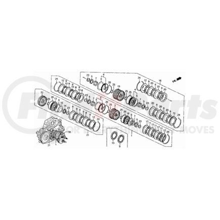 22544-PR0-850 by HONDA - Disk, Clutch - Honda (22544-PR0-850)