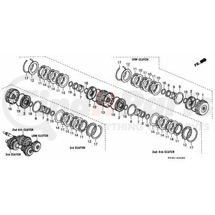 22651-P4R-003 by HONDA - Guide, Third Clutch - Honda (22651-P4R-003)