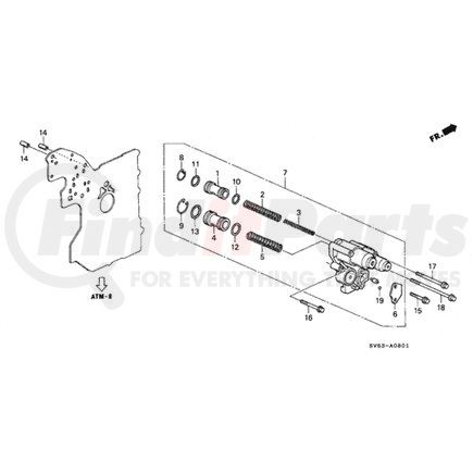 27562-P0X-000 by HONDA - Spring A, Low Accumulator - Honda (27562-P0X-000)