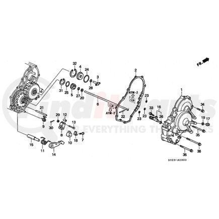 24562-P4R-A00 by HONDA - Shaft, Parking Brake - Honda (24562-P4R-A00)