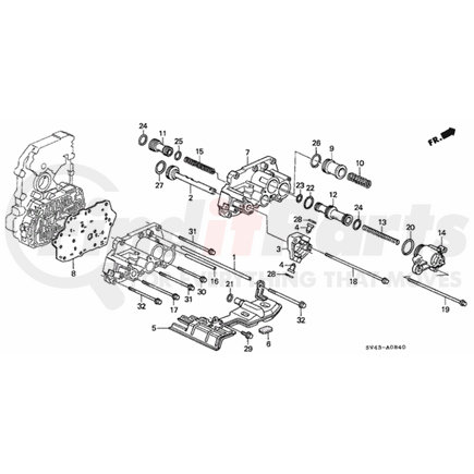 27412-P0X-600 by HONDA - Plate, Servo Separating - Honda (27412-P0X-600)