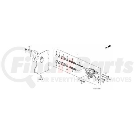 27581-P0W-000 by HONDA - Spring, Second Accumulator - Honda (27581-P0W-000)