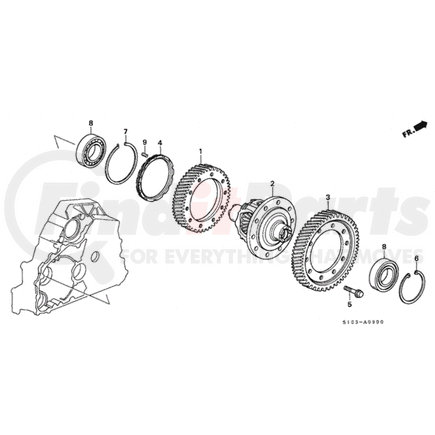 29011-P4T-000 by HONDA - Gear, Transfer Drive - Honda (29011-P4T-000)