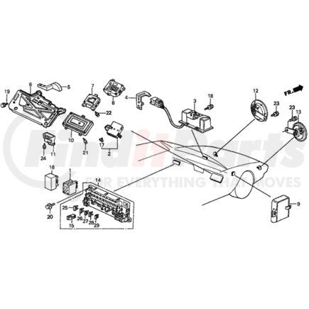 37700-PK1-661 by HONDA - Control Module, Engine - Honda (37700-PK1-661)