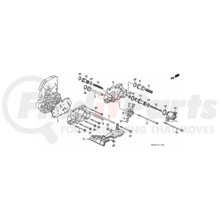 90019-PF4-000 by HONDA - Bolt, Flange (6X152) - Honda (90019-PF4-000)