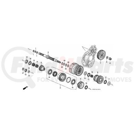 91019-P0Z-003 by HONDA - Needle, Thrust (40X57X2.5) - Honda (91019-P0Z-003)