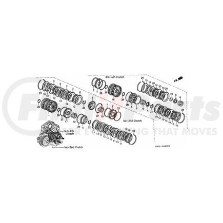 22545-P6H-003 by HONDA - Disk, Clutch - Honda (22545-P6H-003)