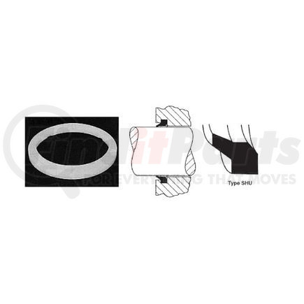 6J1890 by CATERPILLAR - Snap-In Wiper Seal