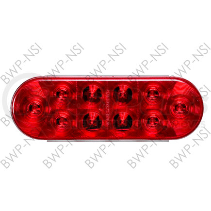 OPSTL72RB by BWP-NSI - 6"Oval 10LED TailLight Red