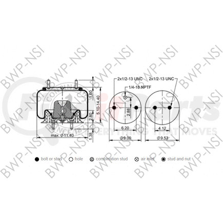 AS64365 by BWP-NSI - Continental Air Spring