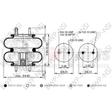 AS6884 by BWP-NSI - Firestone air spring