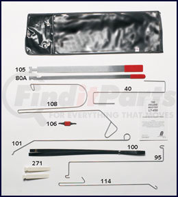 450 by LTI TOOLS - Deluxe Master Automotive Lock-Out Tool Kit