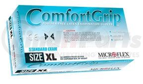 CFG900L by MICROFLEX - ComfortGrip® Powder-Free Latex Examination Gloves, Natural, Large
