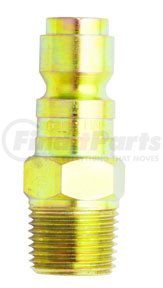 S1809 by MILTON INDUSTRIES - "P" Style 1/4" NPT Male Plug, 2/cd.