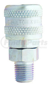 776 by MILTON INDUSTRIES - “A” Style 1/4” NPT Male Coupler