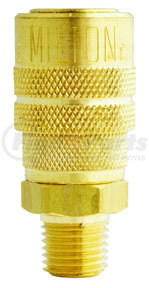 S716 by MILTON INDUSTRIES - 1/4" Male NPT M-Style Coupler