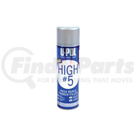 UP0791 by U-POL PRODUCTS - U-POL Premium Aerosols: High #5 - High Build Primer, Gray, 15oz