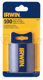 2083200 by IRWIN - Traditional Carbon Utility Blades with Dispenser, 100 Pack