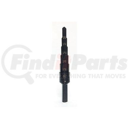 10232 by IRWIN - #2 High Speed Steel Fractional Self-Starting Drill Bit, 3/16"-1/2"