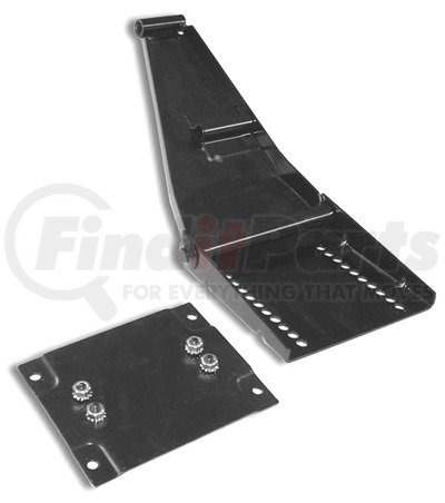 025-10233 by FLEET ENGINEERS - Mounting plate for reefer top closure bracket - stainless steel