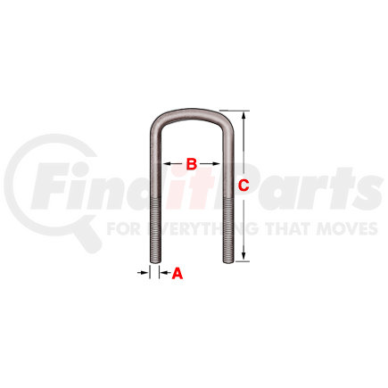 361-402 by DAYTON PARTS - UBAS 9/16X2-1/2X6-3/4CR1