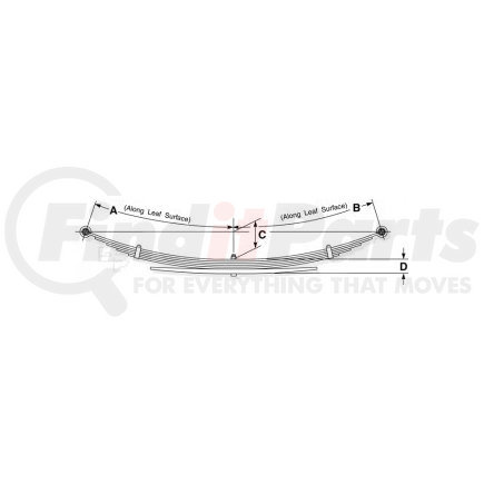 46-1355 by DAYTON PARTS - Leaf Spring