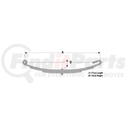 US-2013 by DAYTON PARTS - Leaf Spring