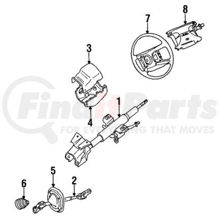 MR714624 by MITSUBISHI - Air Bag Module