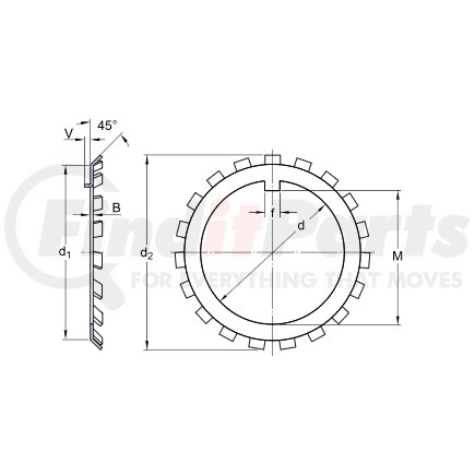 SKF W-10 LOCKWASHER