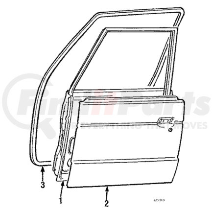 MB593049 by MITSUBISHI - Door Shell