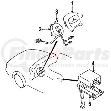 MR197018 by MITSUBISHI - Driver Air Bag