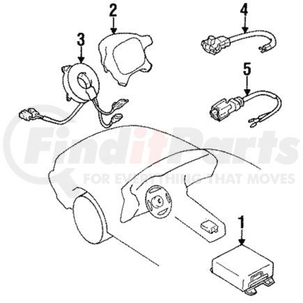 MR718494 by MITSUBISHI - Driver Air Bag