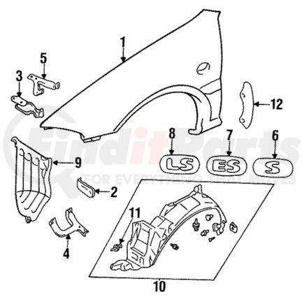 MB945116 by MITSUBISHI - End Cover