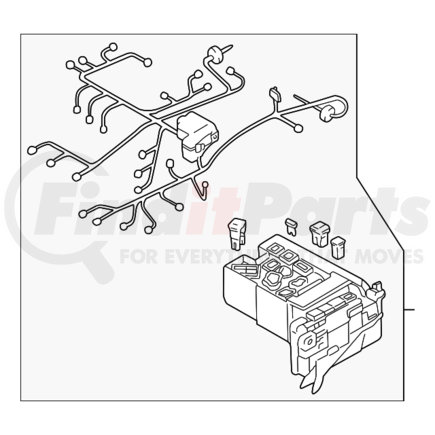 MR394002 by MITSUBISHI - Engine Harness