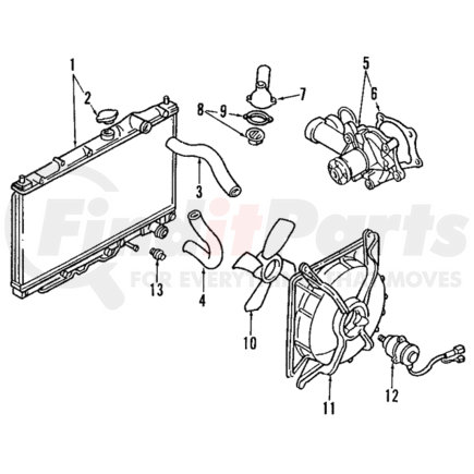 MB660441 by MITSUBISHI - Fan Shroud