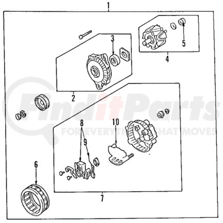 1800A146 by MITSUBISHI - Front Housing