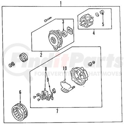 MD619390 by MITSUBISHI - Front Housing