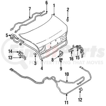 MB861844 by MITSUBISHI - Hinge