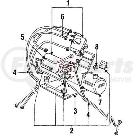 REA8230AX by MITSUBISHI - Hose